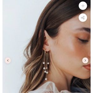 Untamed petals galactic drop earrings